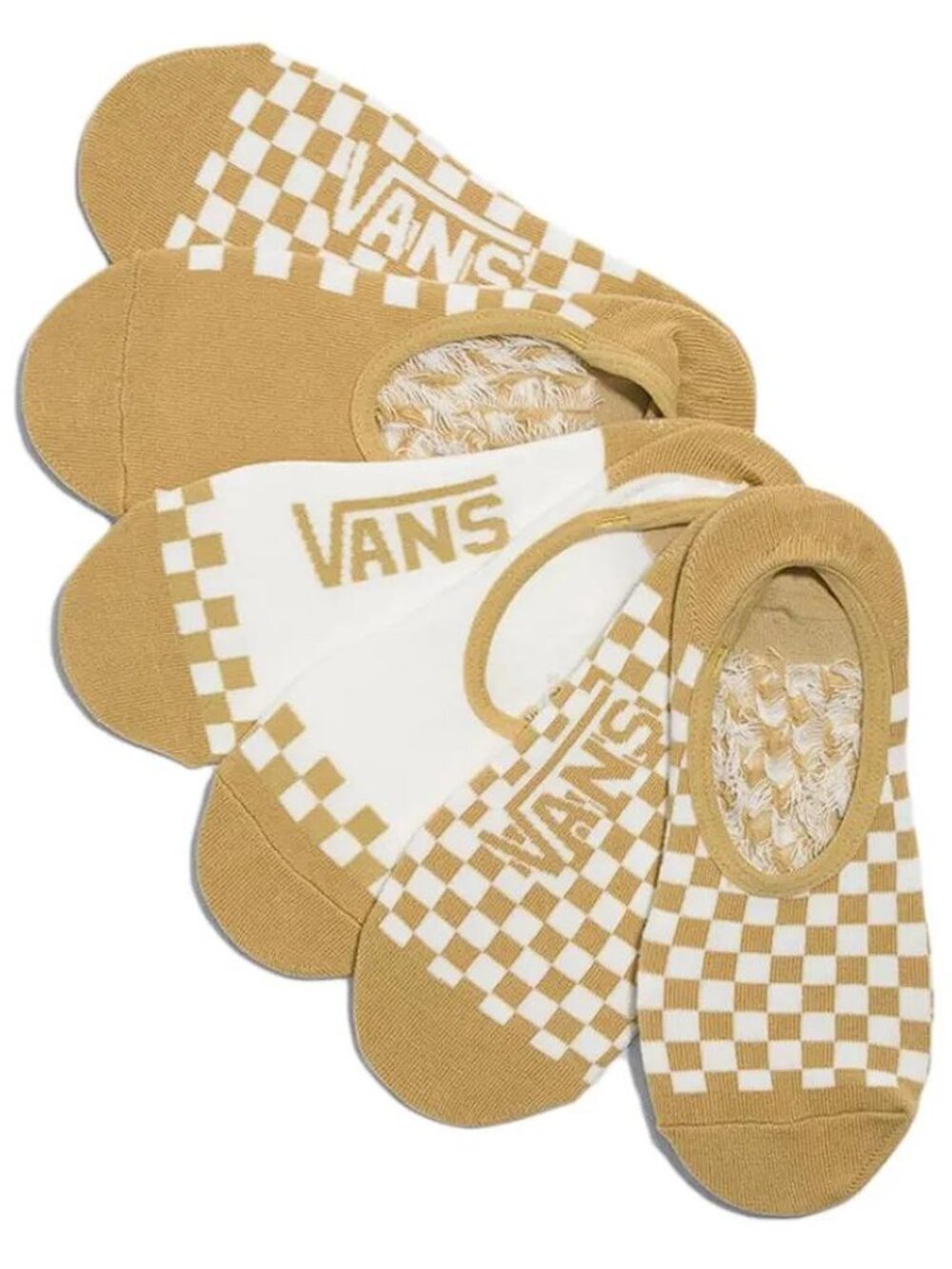 VANS Women's Spaced Out Canoodle 3 Pack Checkerboard Socks Size 6.5-10/M